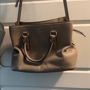 Kate Spade Taupe Satchel Bag